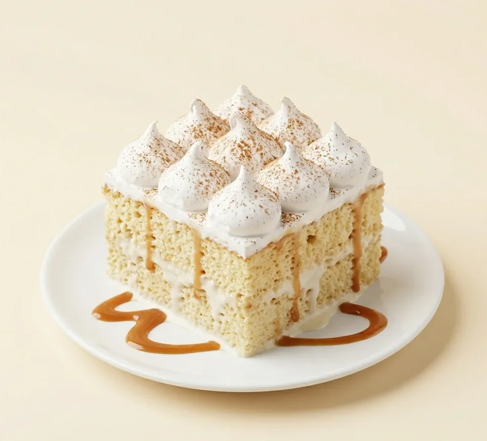 Tres Leches casero — vista frontal